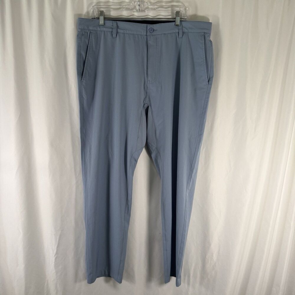 FootJoy TempoSeries Golf Pants Men's 36x30 Blue Straight Leg Flat Front Athletic